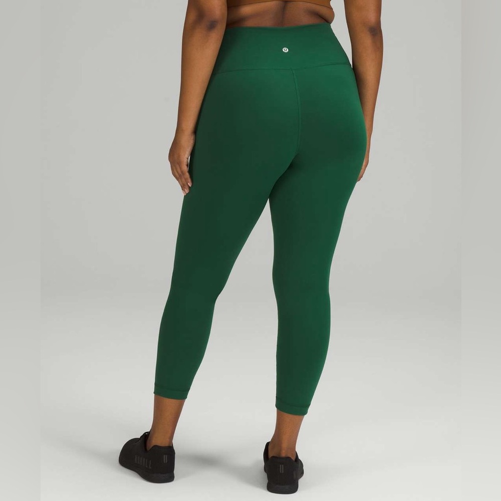lululemon athletica Everglades Green High-Rise Cropped Leggings